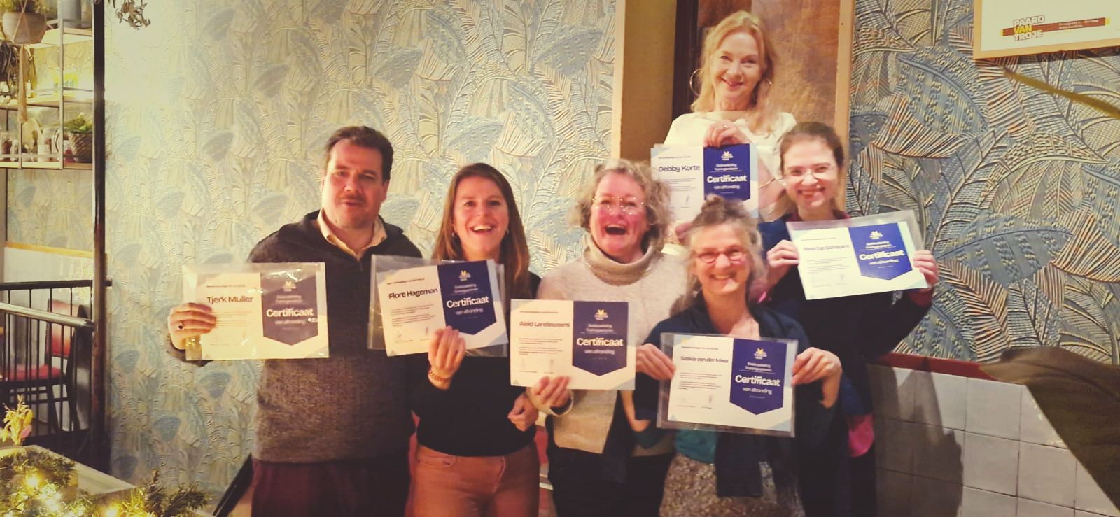 Flore Hageman tijdens haar certificeringsassessment trainingsacteur